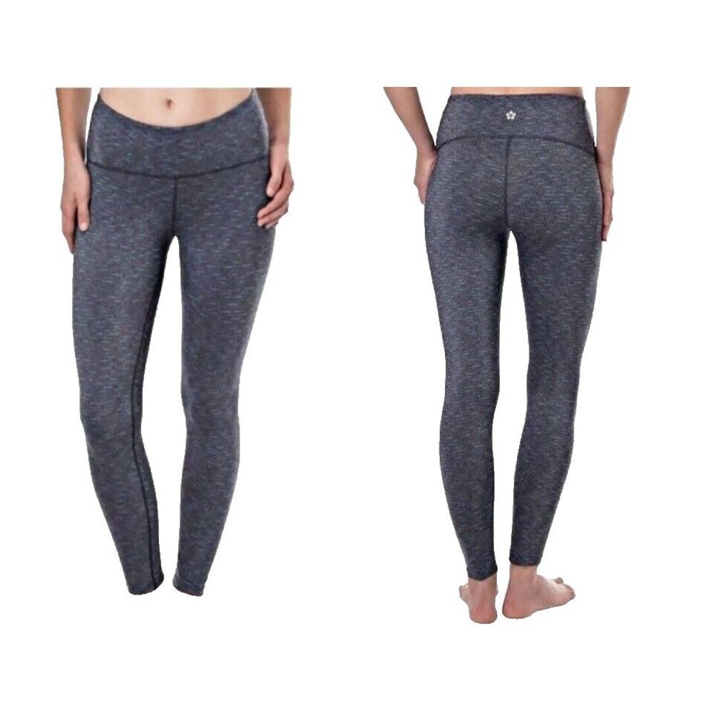 Tuff Athletics Leggings  Womens Size M  Gray Space Dye Athletic  Yoga Workout